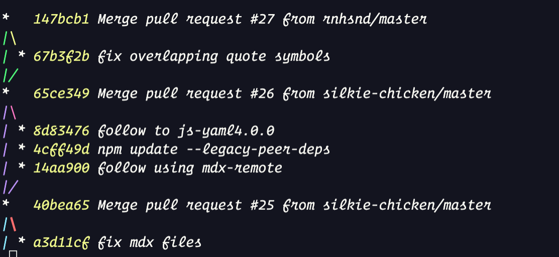 arvore-commits